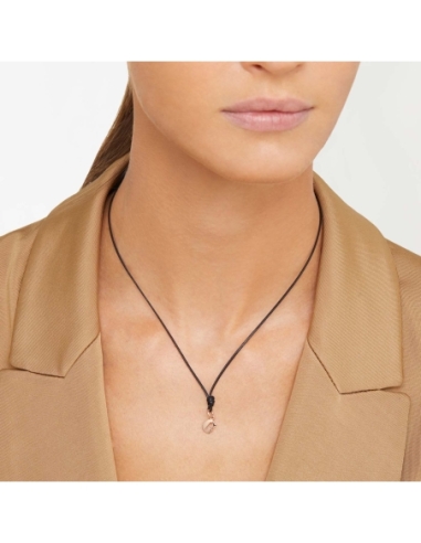 Ciondolo lettera "G" in oro rosa