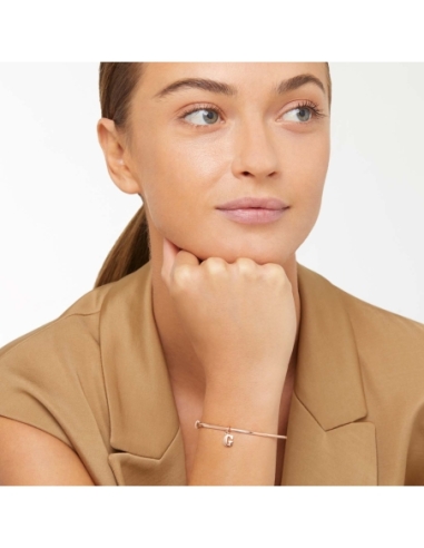 Ciondolo lettera "G" in oro rosa