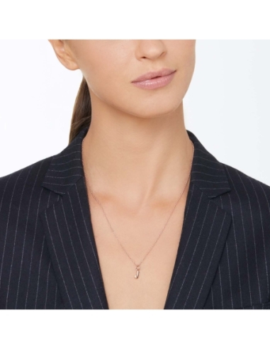 Ciondolo lettera "J" in oro rosa