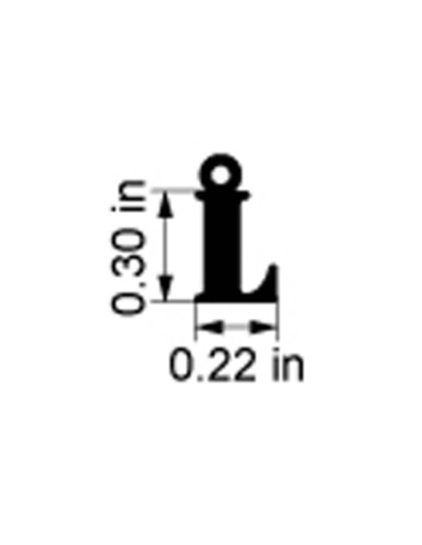 Ciondolo lettera "L" in oro rosa