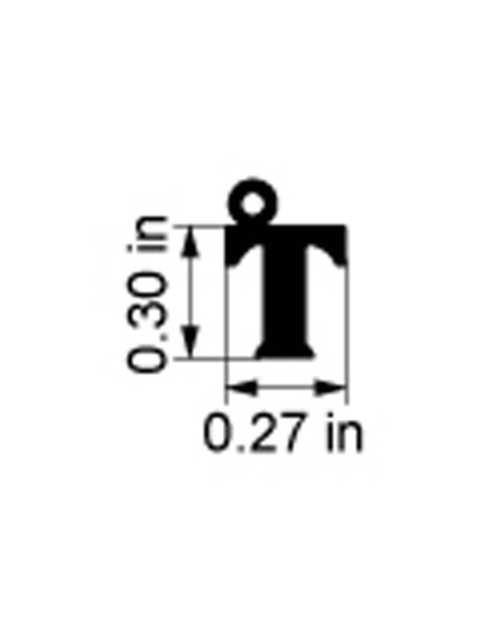 Ciondolo lettera "T" in oro rosa