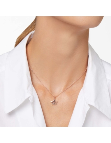 Ciondolo corona in oro rosa