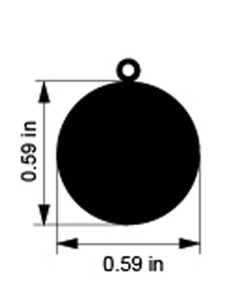 Ciondolo moneta in argento
