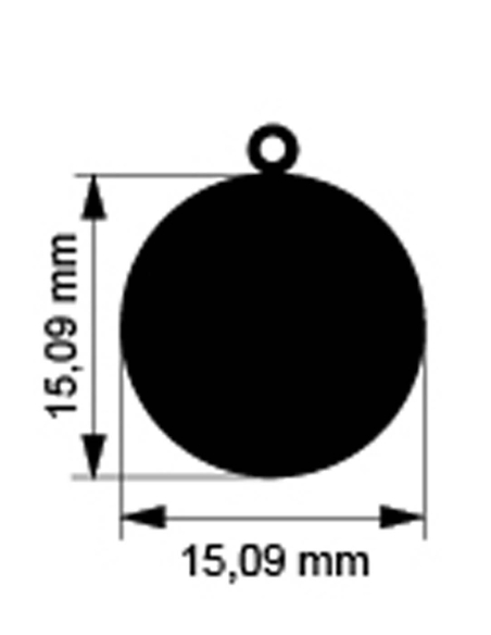 Ciondolo moneta in argento