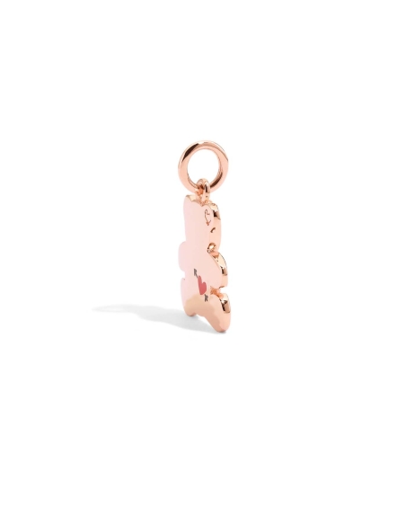 Ciondolo orsetto con cuore e freccia sul retro