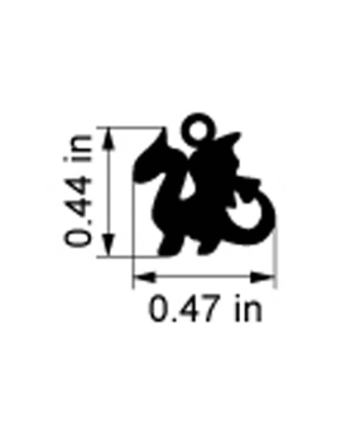 Ciondolo drago in oro rosa