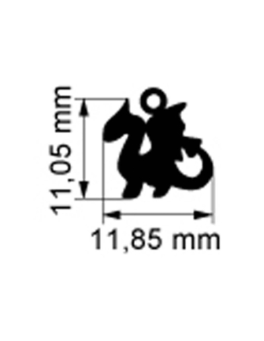 Ciondolo drago in oro rosa