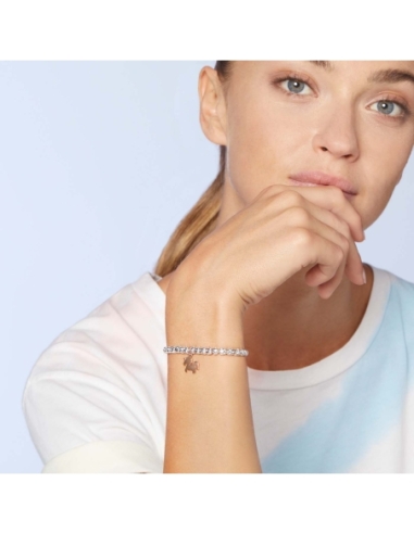 Ciondolo unicorno in oro rosa