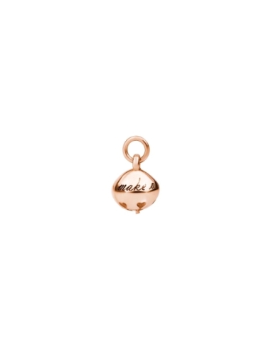 Ciondolo campanello in oro rosa