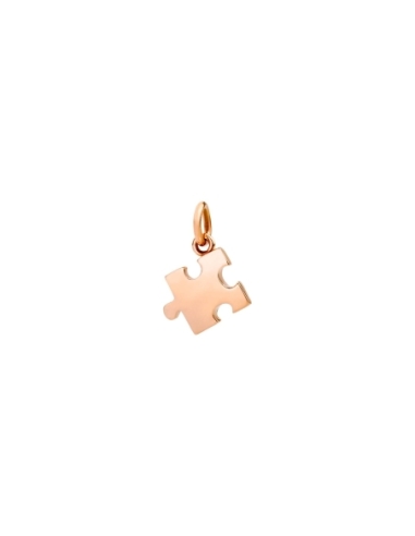 Ciondolo puzzle in oro rosa - destro