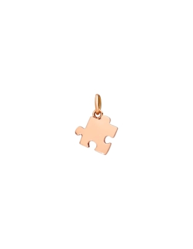 Ciondolo puzzle in oro rosa - sinistro