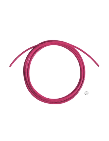 Cordino fucsia con sigillo in argento