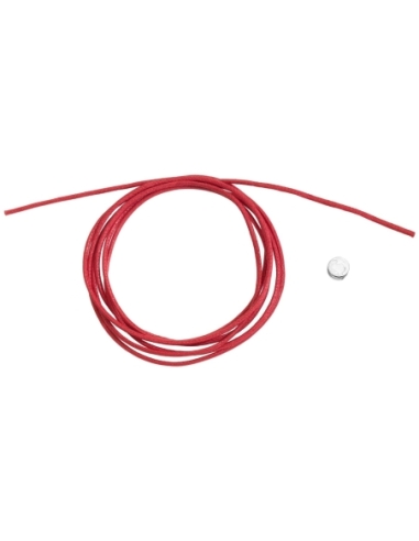 Cordino rosso sottile con sigillo in...