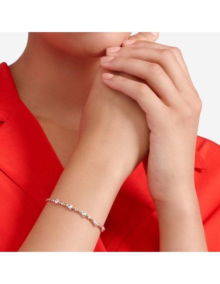 Set di 6 componenti Cuore in argento