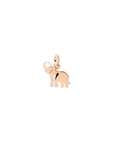 Ciondolo Elefante in oro rosa