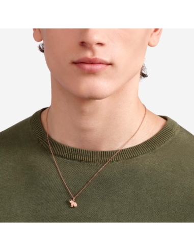 Ciondolo Elefante in oro rosa