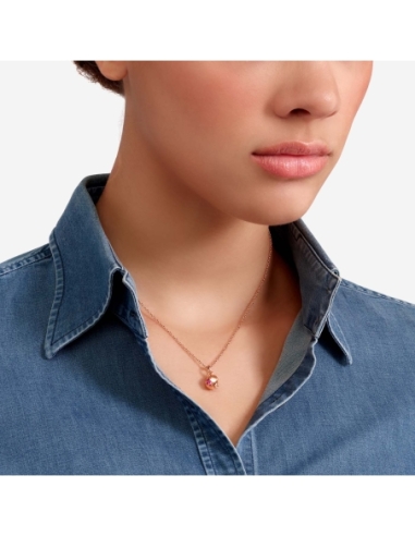 Ciondolo Melagrana in oro rosa e rubini