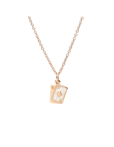 Ciondolo Carte da gioco in oro rosa e...