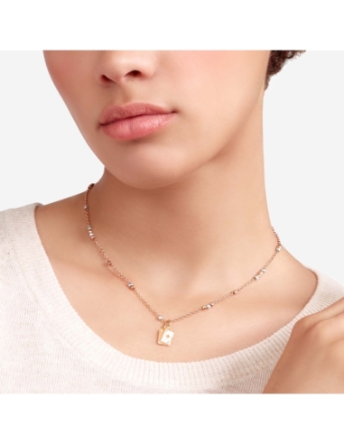 Ciondolo Carte da gioco in oro rosa e...