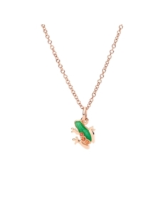 Ciondolo rana in oro rosa e... 2