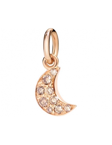 LUNA ORO ROSA 9KT DIAMANTI BROWN