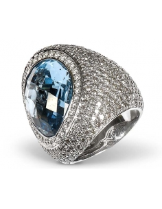 ANELLO GOCCIA TOPAZIO AZZURRO 2
